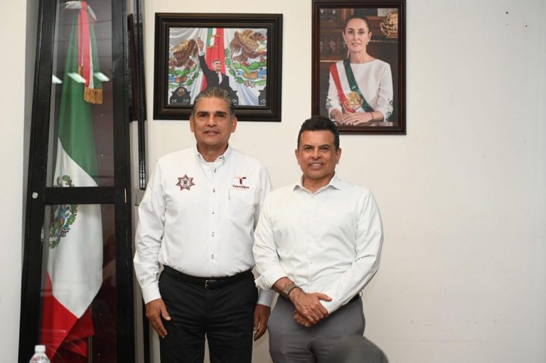  Refirma alcalde de Victoria colaboración con Secretario de Seguridad, General Carlos Arturo Pancardo Escudero