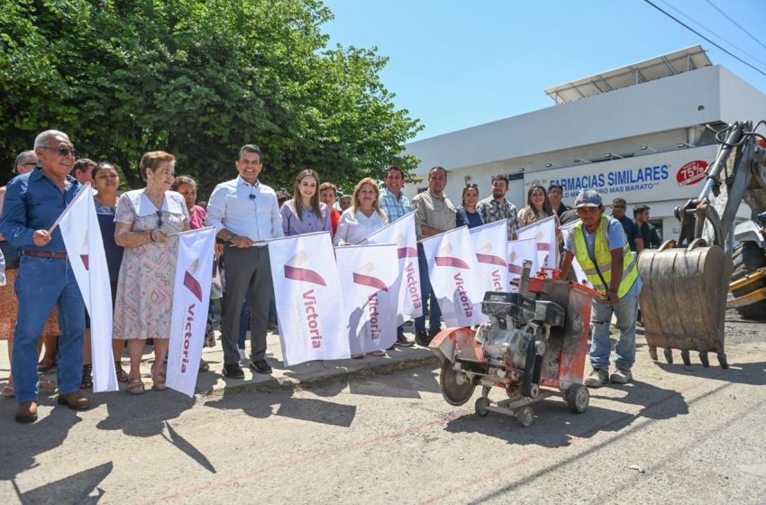  Inicia Municipio obra enla Héroe de Nacozari.