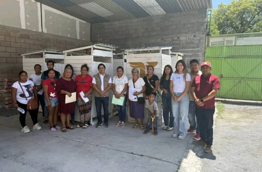  Entregan letrinas con iluminación LED a familias de Jaumave