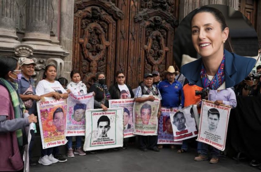 Padres de los 43 de Ayotzinapa explotan contra Sheinbaum