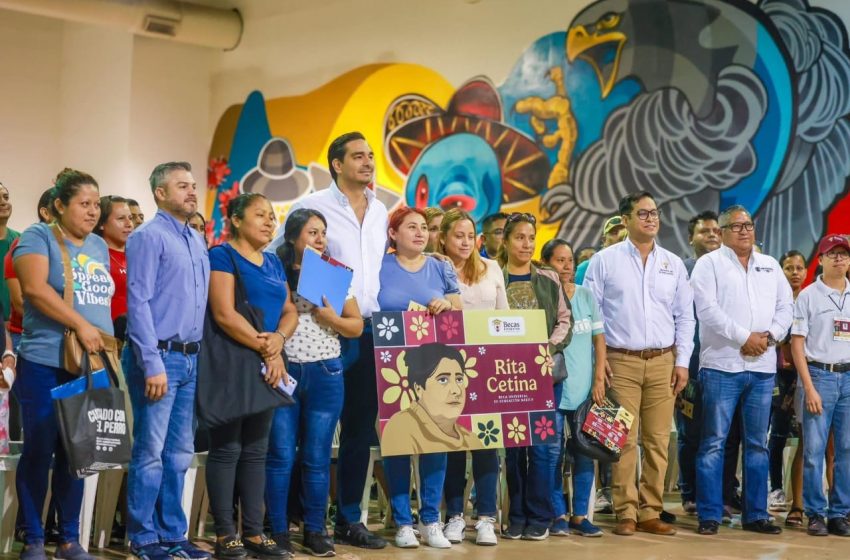 Entregaron Gobiernos de Claudia Sheinbaum Pardo y Carlos Peña Ortiz, Becas de Educación Básica