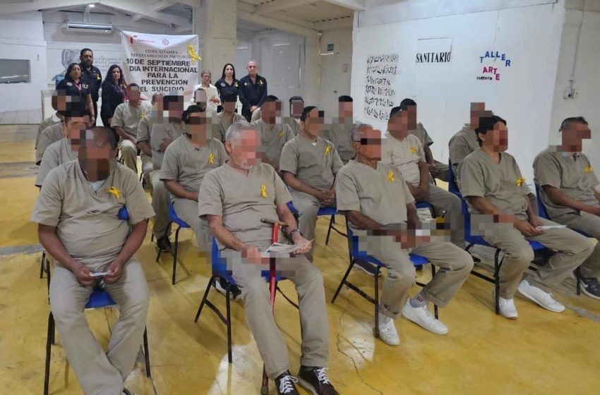 Con platicas, quieren reducir suicidios se reos en Tamaulipas