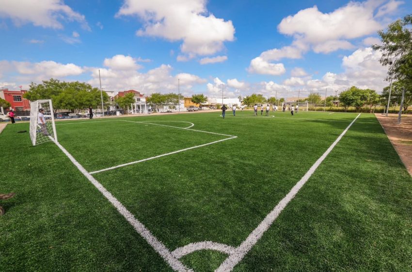  Continúa Gobierno de Reynosa con la construcción de infraestructura deportiva