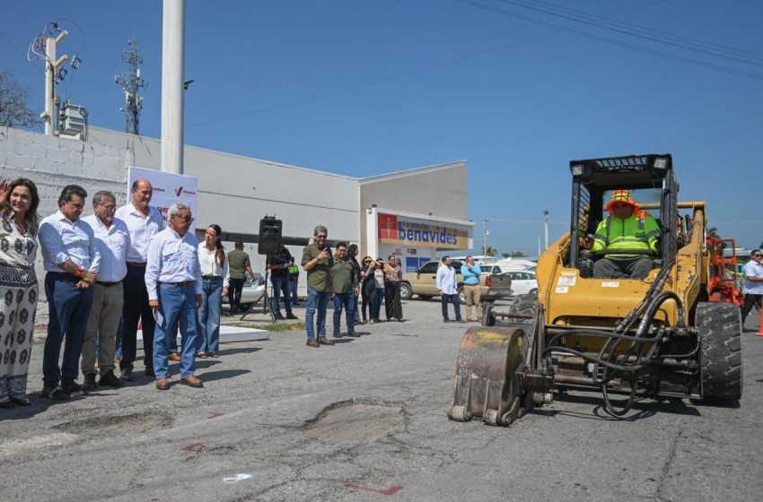 Ruta comercial, prioridad en Plan Emergente de Bacheo en Victoria.
