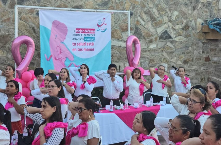 Conmemoran en Jaumave el Día Mundial de la Lucha contra el Cáncer de Mama con el evento “Té Rosa”