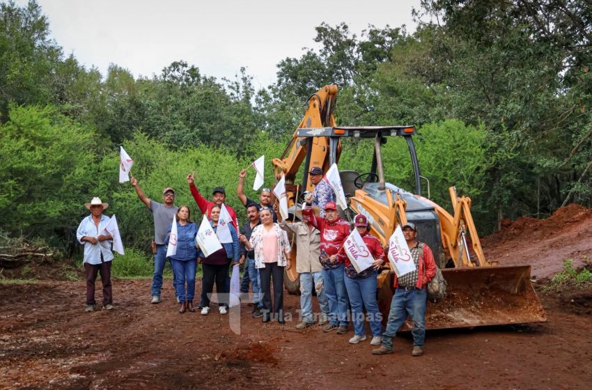 ENTREGA GOBIERNO MUNICIPAL DE TULA OBRA DE DESAZOLVE EN ESTANQUE DE CIENEGUITA
