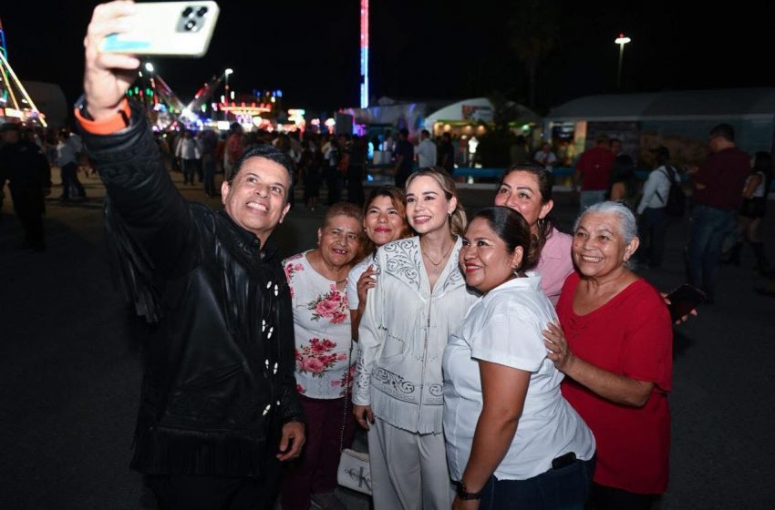 Inauguran Lalo Gattás y Lucy stand de Victoria en laFeria Tamaulipas 2025