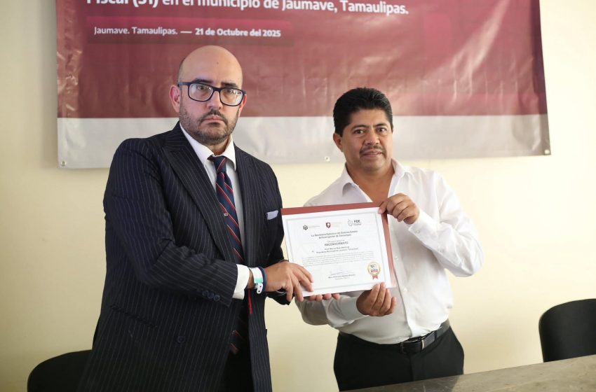 Jaumave avanza en transparencia con la implementación del Sistema S1