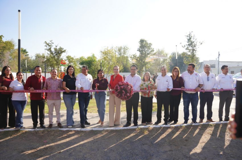  Carmen Lilia entrega nuevas obras de movilidad en N. Laredo