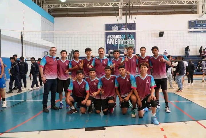  COBAT 03 de Bustamante obtiene tercer lugar nacional en voleibol varonil