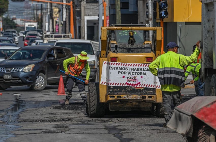 Plan Emergente de Bacheo supera los 15 mil m2 de asfalto rehabilitado en Victoria.