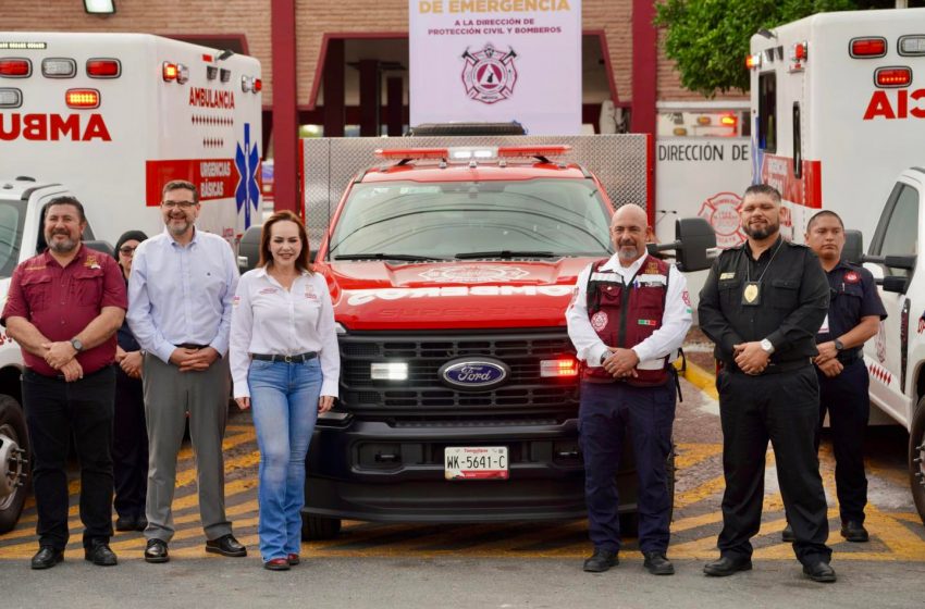  Nuevo Laredo tiene nuevas ambulancias y unidades para Bomberos