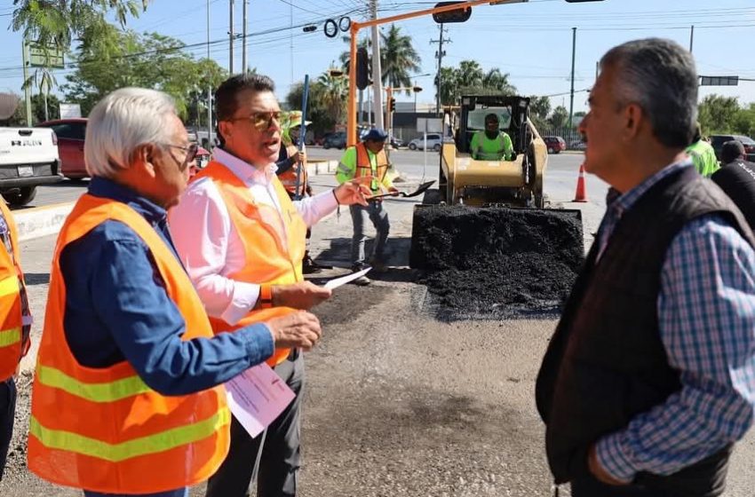  Atenderá Municipiopuntos críticos en rutasde transporte públicocon plan de bacheo.