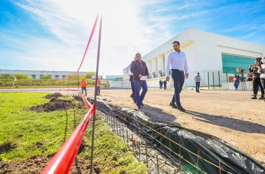  Supervisó Carlos Peña Ortiz rehabilitación de Pista del Polideportivo Reynosa