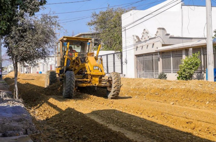  Transforma pavimentación hidráulica del Gobierno de Reynosa a la colonia Revolución Obrera