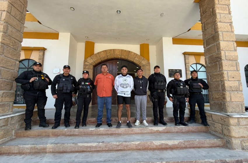  Ciclista victorense recorre Tamaulipas para impulsar causa solidaria