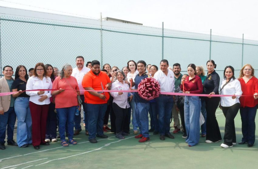  Carmen Lilia mejora espacios para deportistas