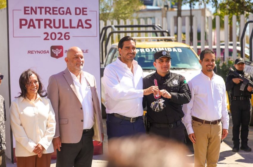 Entregó Carlos Peña Ortiz 12 Patrullas 2026 a la Policía de Proximidad-Reynosa