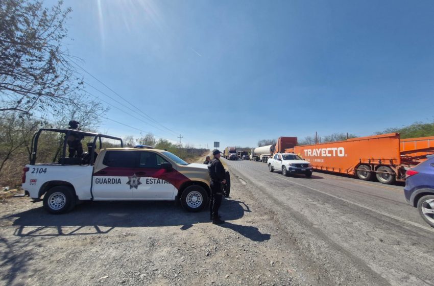  Alerta: Reparaciones en la carretera Victoria-Monterrey generan tráfico lento