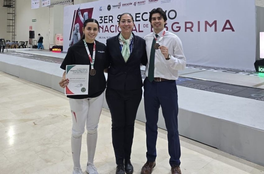  Destacan estudiantes de la UAT en Nacional de Esgrima