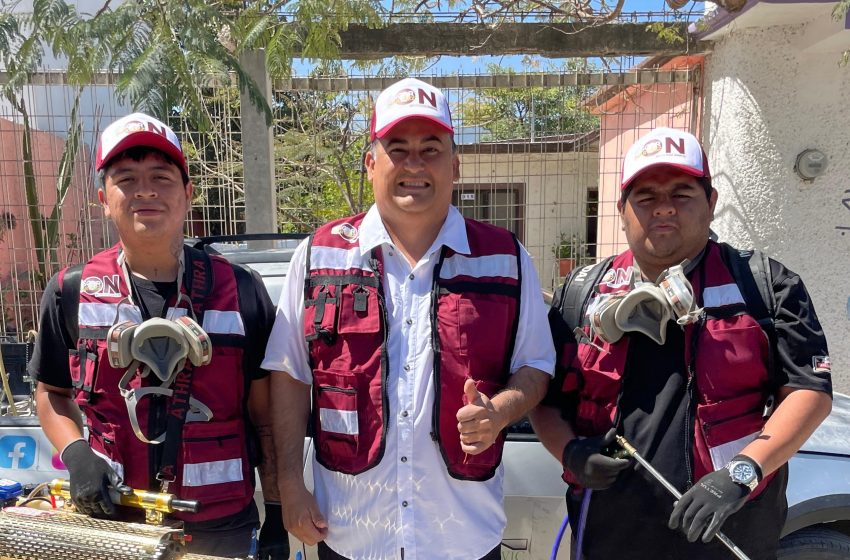  Óscar Narváez fortalece cercanía con la ciudadanía y arranca con éxito el programa “Contigo Vamos Fumigando” en Ciudad Victoria