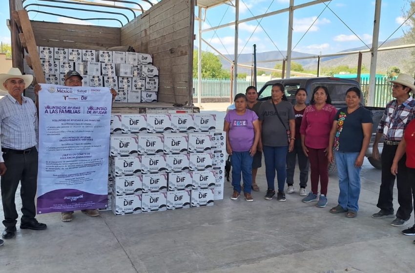  Arranca Maricela Rodríguez entrega de 1,500 despensas en el Primer Cañón