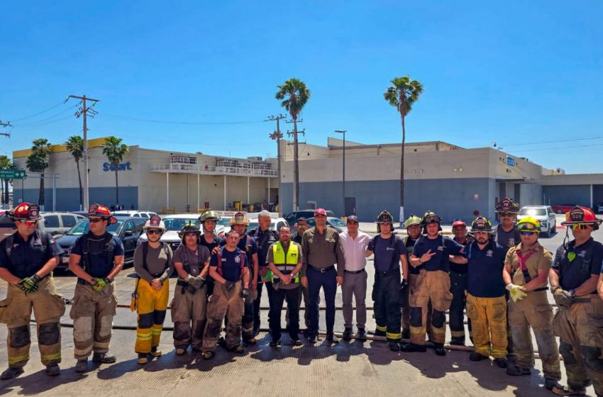  Acompañó Alcalde Carlos Peña Ortiz en Cursos de Capacitación a Protección Civil