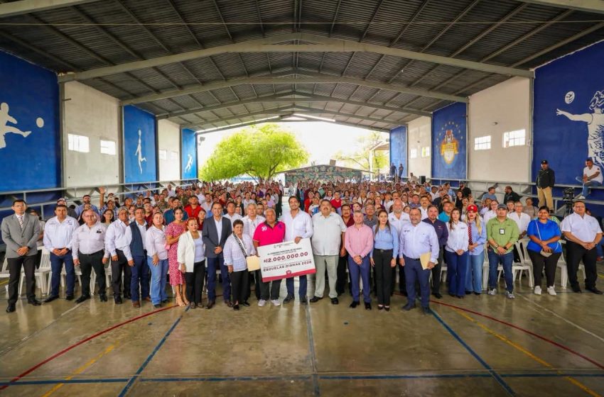  Designó Gobierno de Carlos Peña Ortiz 12 MDP para intendentes en escuelas públicas en Reynosa