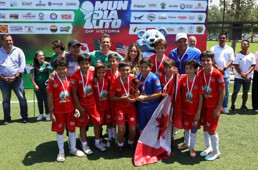  Un éxito Mundialito DIF Victoria 2026, escuela Ford 74 se lleva la Copa.