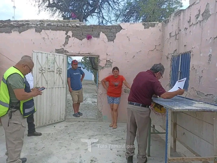  Supervisa Gobierno de Tula daños por lluvias en Cruces, Lucio Vázquez y San Pedro