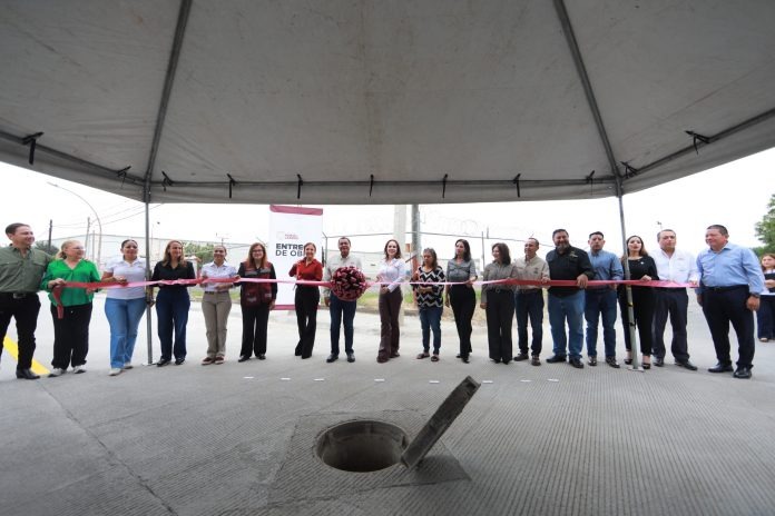  Entregan obras de infraestructura hídrica y urbana al sur de Nuevo Laredo