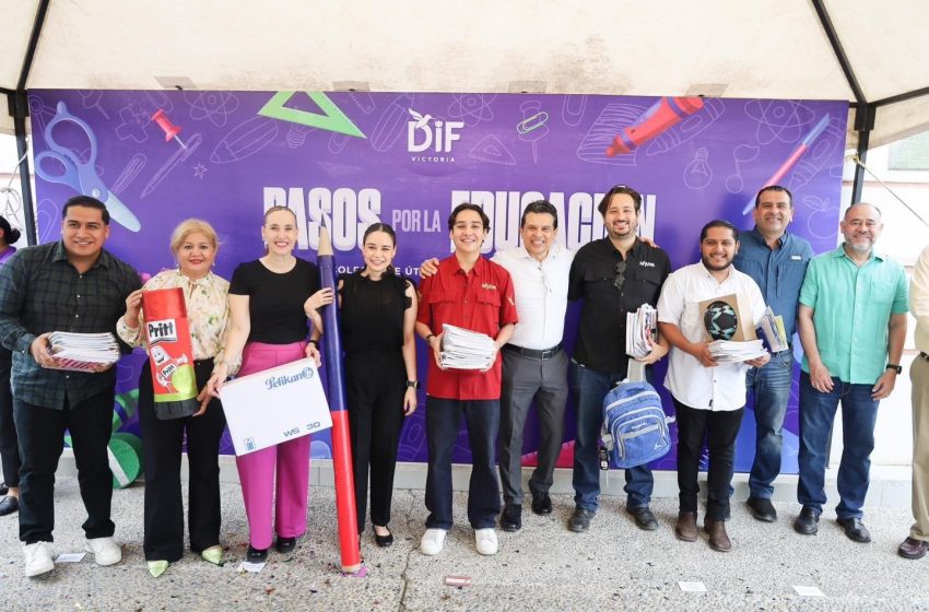  DIF Victoria invita a la ciudadanía a sumarse a la Cuarta Caravana de Útiles Escolares