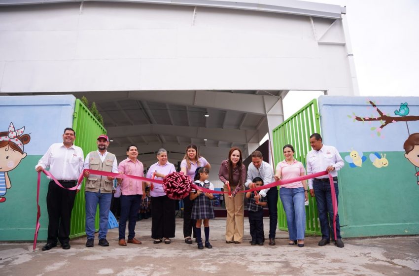  Gobierno de Carmen Lilia Canturosas transforma escuelas de educación básica con inversión en infraestructura