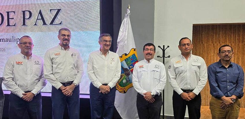  Rector de la UAT presenta avances del Atlas de Riesgos ante el gobernador en la Mesa de Paz