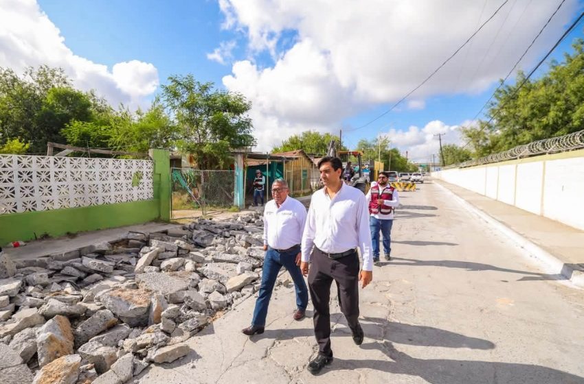  Pavimenta Gobierno de Carlos Peña Ortiz la calle Doctor Rodríguez