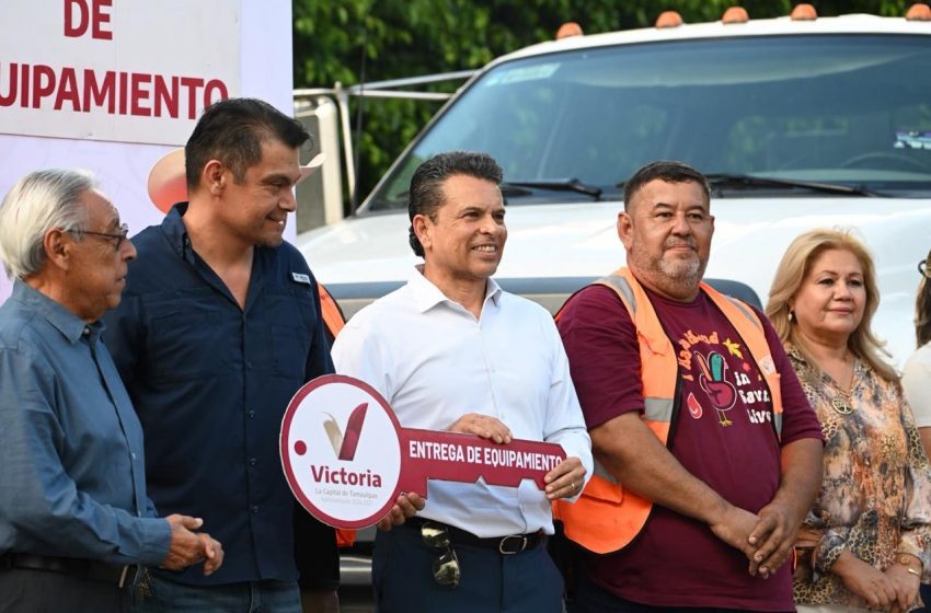  Adquiere gobierno de Victoria más equipo para conservación de calles.