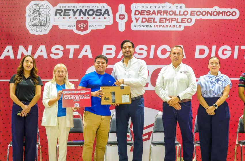  Entregó Alcalde Carlos Peña Ortiz herramientas del Programa “Canasta Básica Digital 2026”