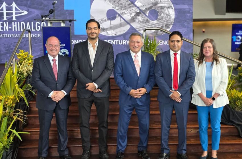  Celebraron Presidente de Reynosa y Mayores de McAllen e Hidalgo, Centenario del Puente Internacional