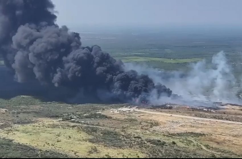  SEDUMA revisará si el relleno sanitario de Ciudad Victoria cumplía con la autorización para el acopio de llantas tras incendio