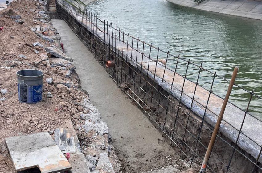  Rehabilita Gobierno de Carlos Peña Ortiz bordo del canal Rodhe
