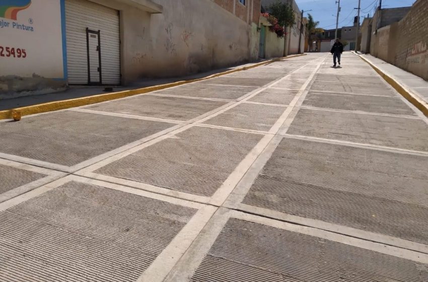  Salitrillo, primer ejido de Tula en contar con pavimentación hidráulica