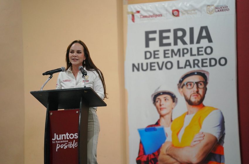  CARMEN LILIA CANTUROSAS Y GOBIERNO DE TAMAULIPAS ACERCAN MÁS DE 700 OPORTUNIDADES DE EMPLEO A JÓVENES DE NUEVO LAREDO