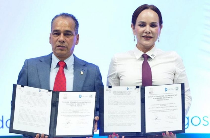  Gobierno de Carmen Lilia y el Tecnológico unen esfuerzos para abrir más oportunidades a jóvenes de Nuevo Laredo