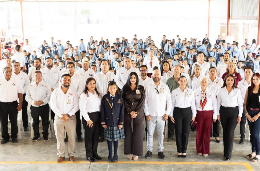 Encabeza Nataly García arranque de ciclo escolar 2026-2027 en Gustavo Díaz Ordaz