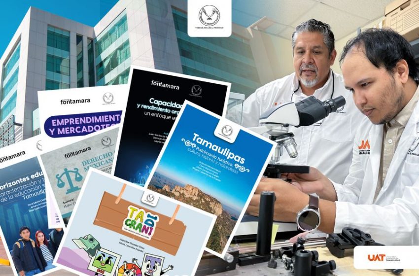  La UAT logra producción científica histórica con más de 80 libros editados