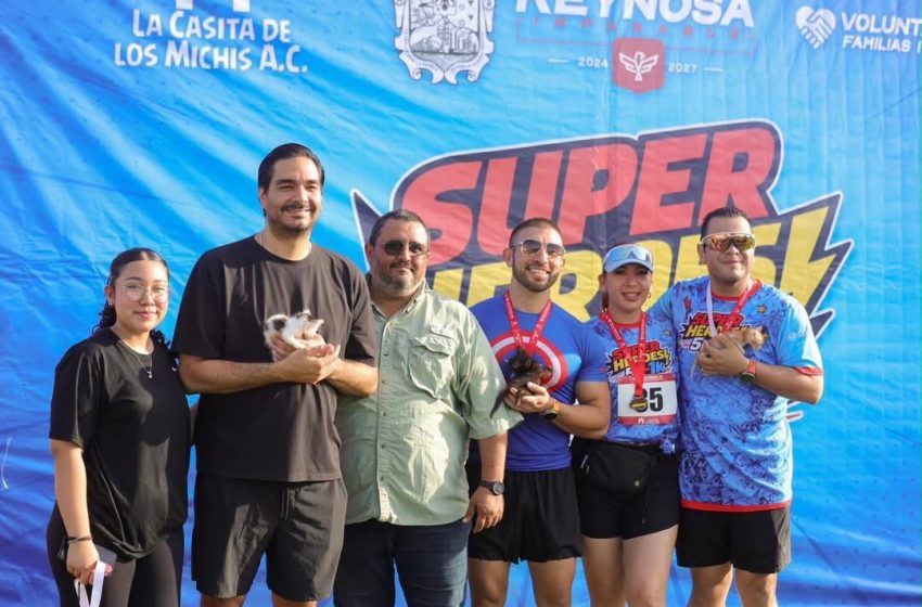  Celebró Gobierno de Reynosa la carrera Súper Héroes 5K-1K en apoyo a noble causa