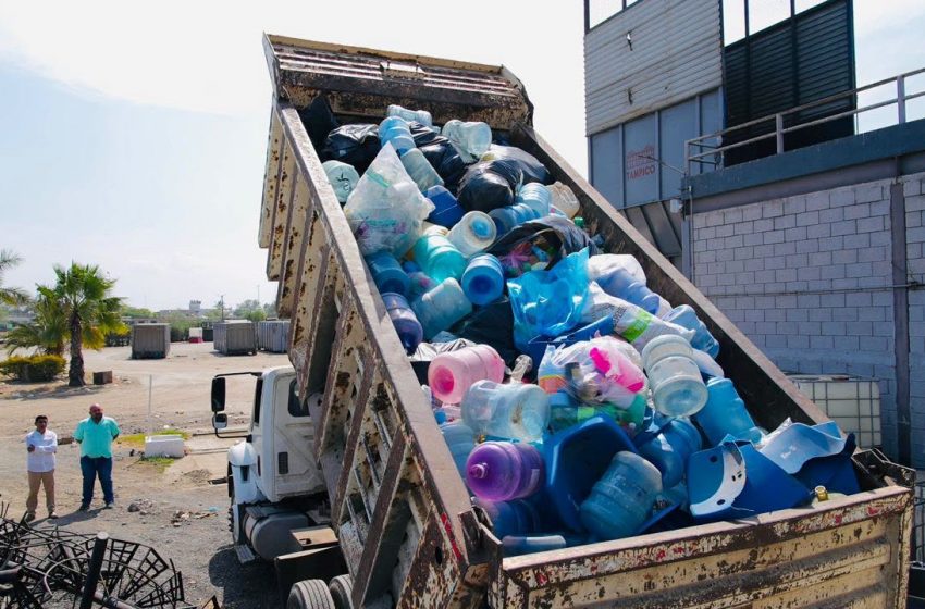  Con la recolección de dos toneladas de plástico, arranca SEDENER la campaña para la Economía Circular en Tamaulipas