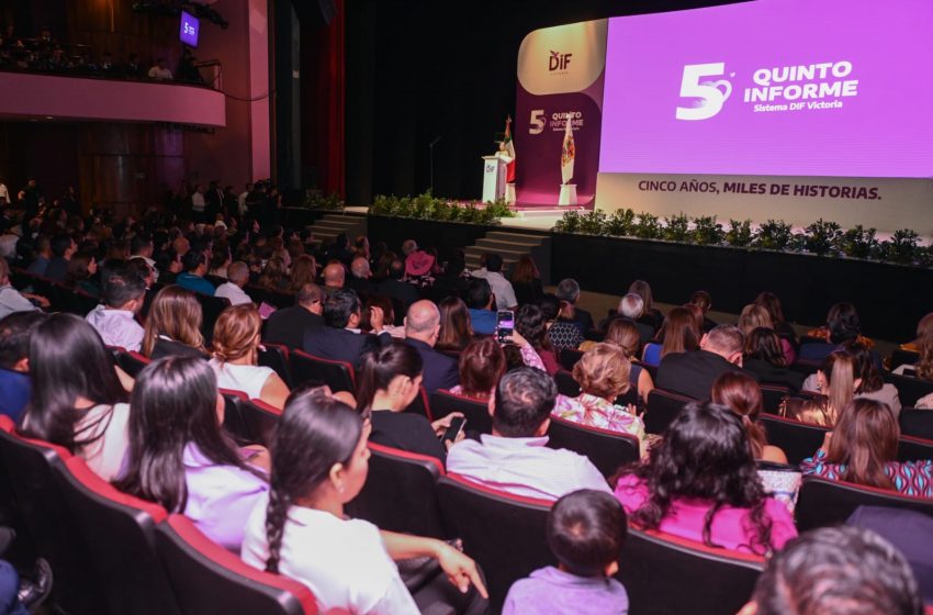  Lucy de Gattás, cinco años de construir historias y de resultados al frente del DIF Victoria.