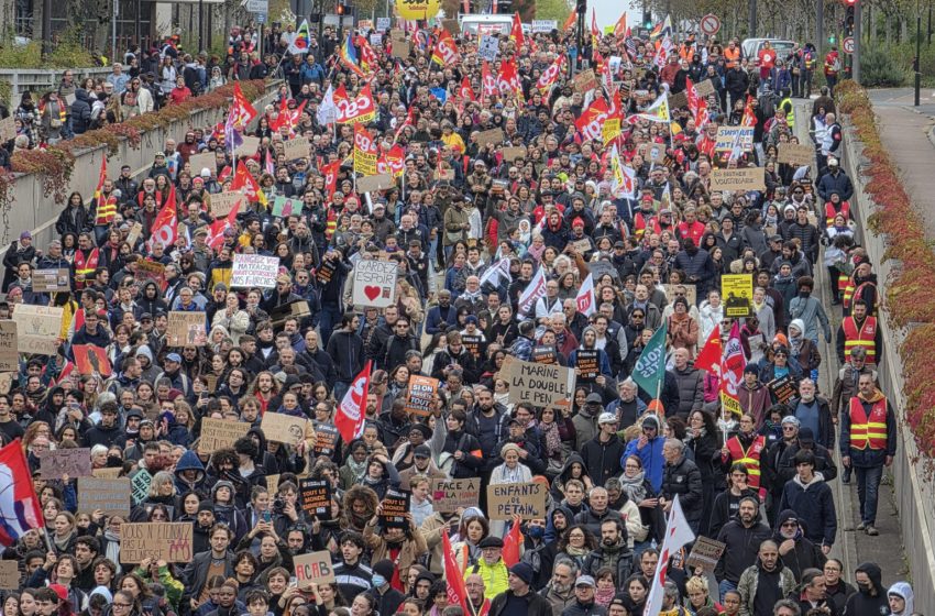  Francia despliega 70 mil policías ante nuevas protestas por el costo de vida y contra la ultraderecha